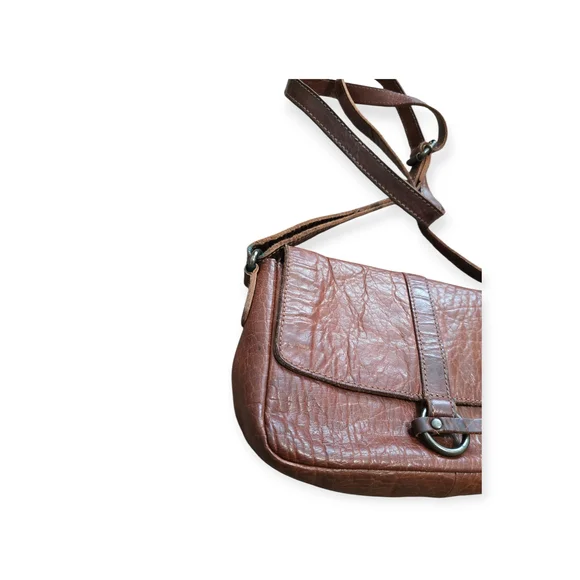 Wild West Rustic Leather Crossbody Bag - Picture 4 of 10